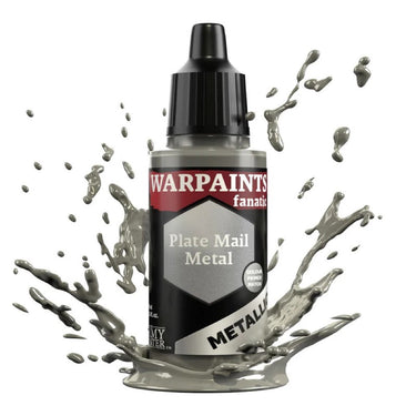 The Army Painter WP3192 Warpaints Fanatic Metallic Plate Mail Metal 18ml Acrylic Paint